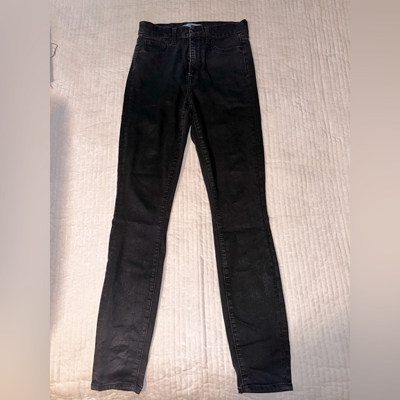 B(air) black high sheen skinny Jean - Picture 2 of 2